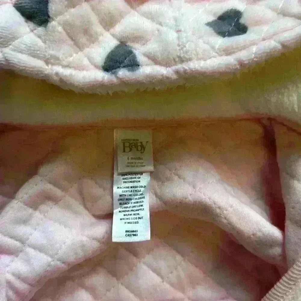 Nordstrom Baby fleece bunting size 6 months